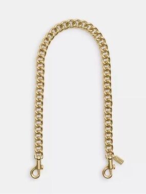 Coach Gold Chunky Chain Shoulder Strap 23 Inches NEW